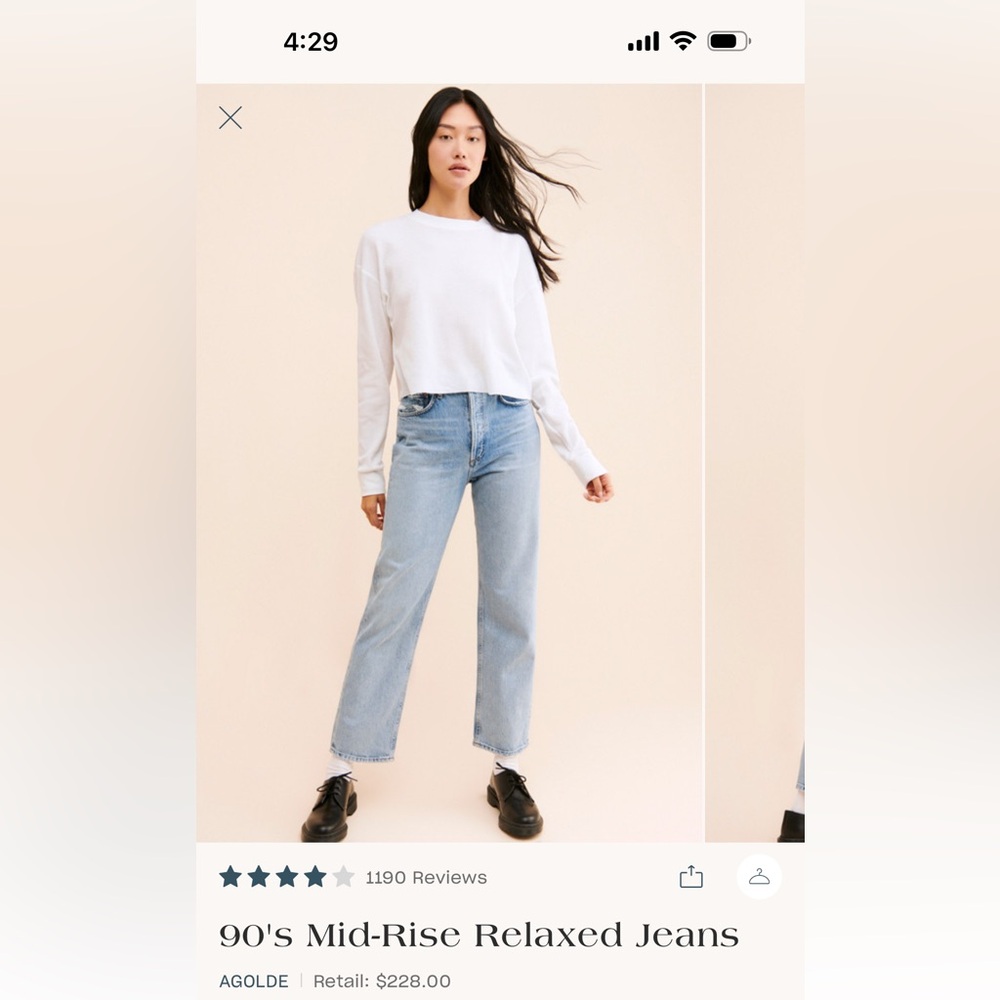 Agolde 90s Midrise Relaxed Jeans